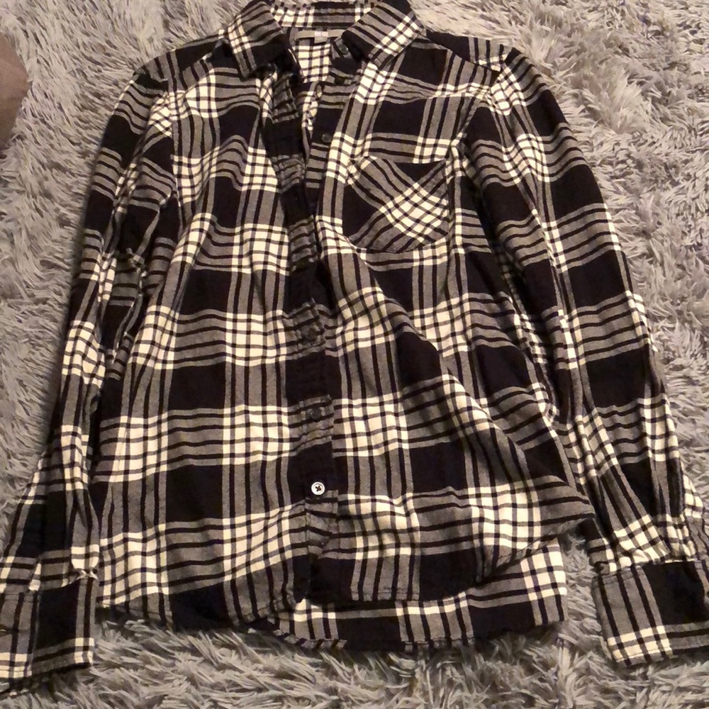 Uniqlo Black Flannel